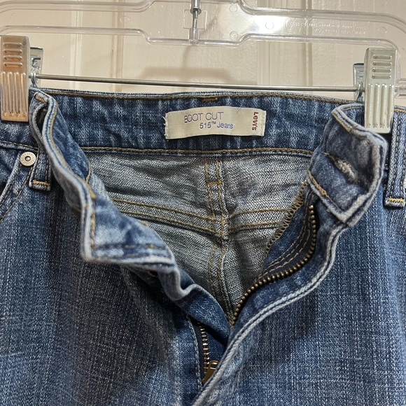 LEVI’S Bootcut 515 Blue Jeans 16P SHORT - Picture 4 of 16